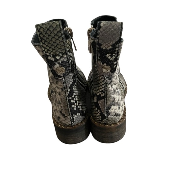 Zadig & Voltaire Snake Print Ankle  Empress Wild Ankle Boot  Women Size 6 - Picture 7 of 9
